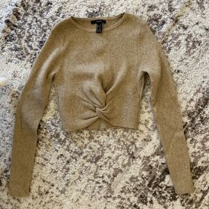 Forever21 Ribbed Cropped Top